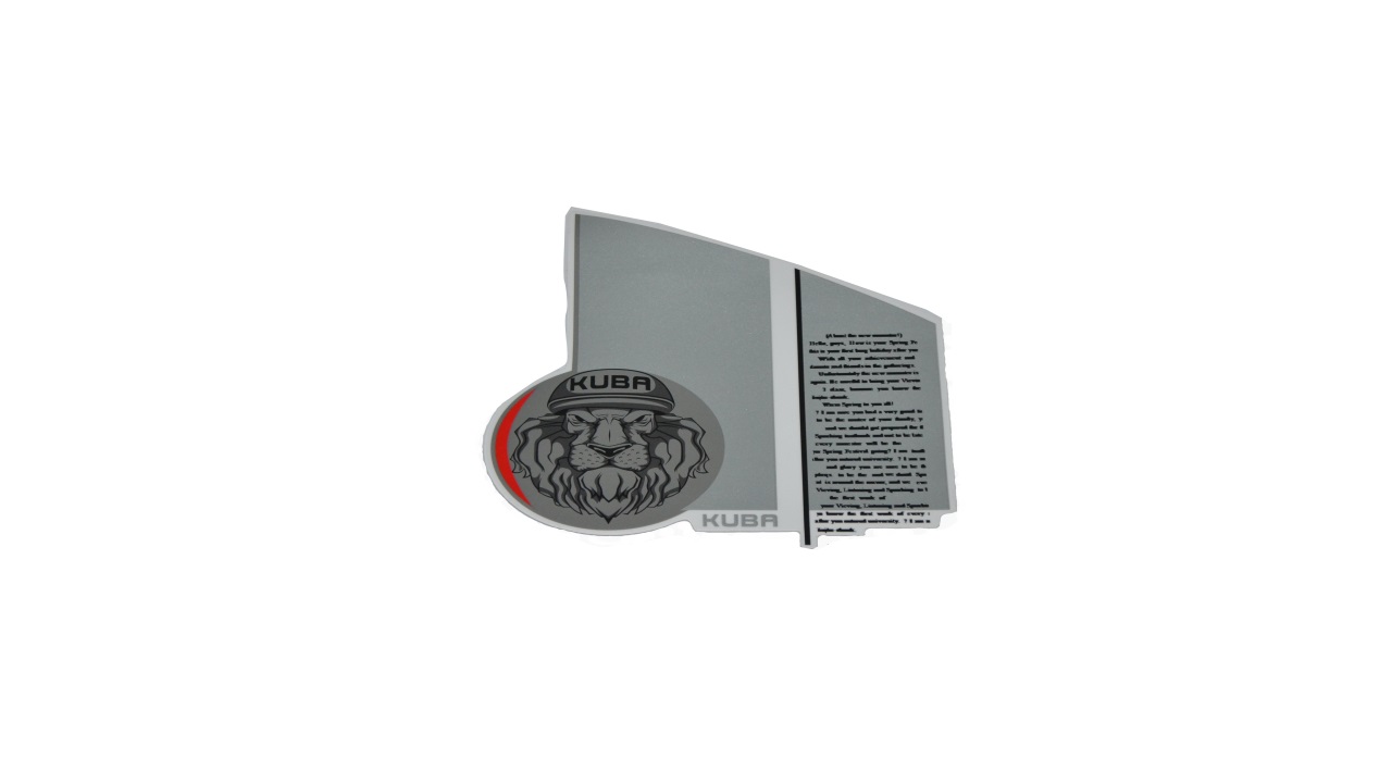 ARKA YAN PANEL SOL STICKER (TRENDY)